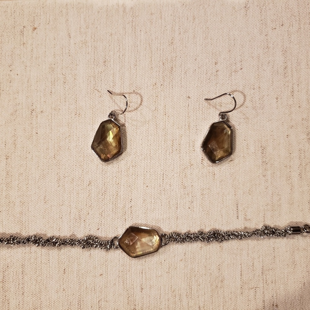 Bracelet and Earrings